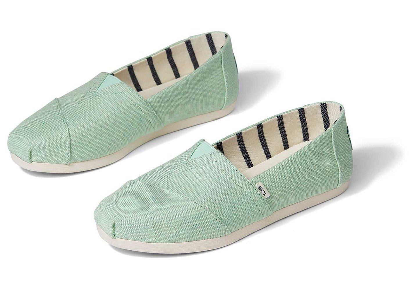 Toms Alpargata Heritage Canvas Espadrille Mint - Womens - 18652-JVKL